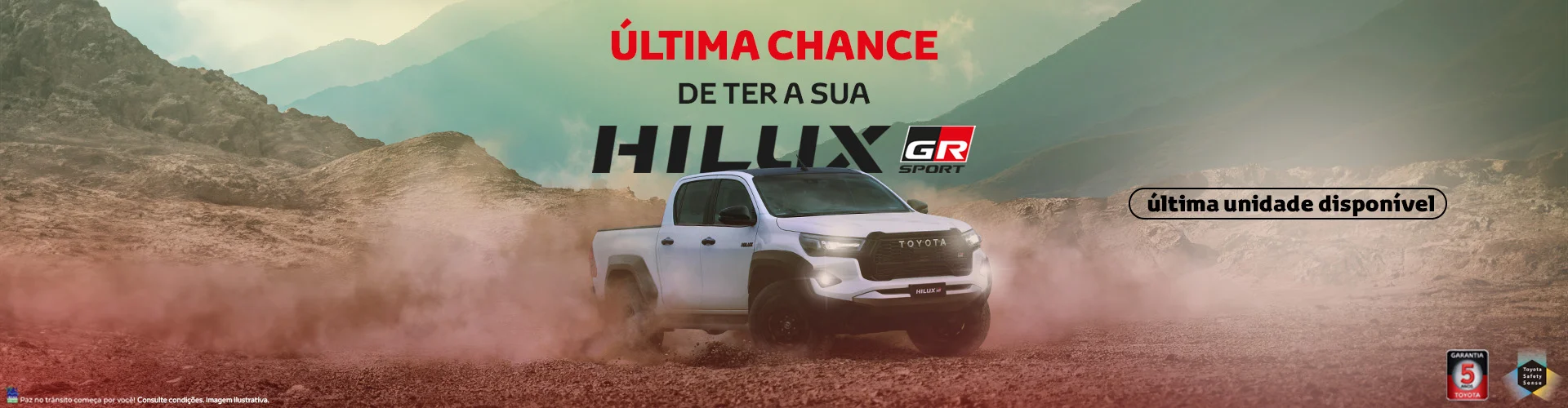 ÚLTIMA CHANCE DE COMPRAR SUA HILUX GR